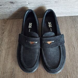 SAS Woodlawn Slip On Loafer Black Size 10